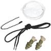 6498 Battleplugs Impulse Earplug,Pocket-Pak,Chain,Cord,Med view 1