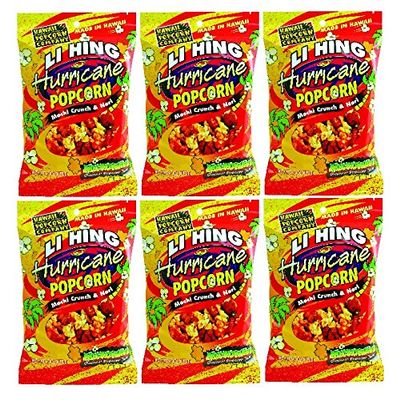 6pk Li Hing Hurricane Microwave Popcorn Singles