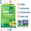 Ener-C Multivitamin Drink Mix - Vitamin Packets for Water, Electrolytes Powder Packets, Vitamin Drink Mix, Hydration Liquid Mix, Immune Booster for Adults, Healthy Energy - Lemon Lime, 60 Count view 2