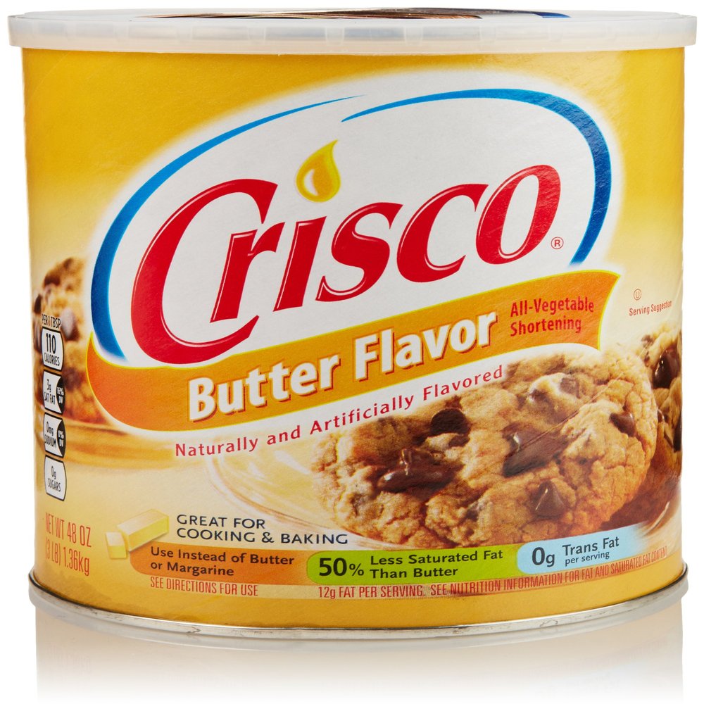 Crisco All Vegetable Shortening, Butter Flavor, 48 Oz