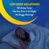 MidNite Back to Sleep Low Dose, 1.5 mg Melatonin Sleep Aid, Non-Habit Forming, Herbal Dietary Supplement for Adults, Drug-Free, Gluten-Free, Lactose-Free, Vegetarian, Vegan, 30 Quick Melt Tablets view 3
