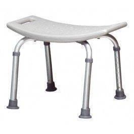 Lumex Platinum Collection Bath Seat-With Backrest - Steel Blue - Case of 3