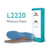 Aetrex L2200 Women's Memory Foam Arch Support Inserts for Women - Plantar Fasciitis Relief Shoe Insoles for Women Standing All Day view 2