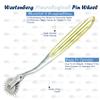 DDP Gold Wartenberg Pinwheel Chrome Plated view 3