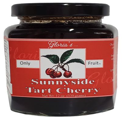 Sunnyside Tart Cherry Fruit Spread By Gloria's: (12 Oz. Jar)