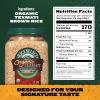 RiceSelect Organic Texmati Brown Basmati Rice, Premium Non-GMO Gluten-Free Long-Grain Brown Rice, 32-Ounce Jar view 2