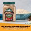 RiceSelect Organic Texmati Brown Basmati Rice, Premium Non-GMO Gluten-Free Long-Grain Brown Rice, 32-Ounce Jar view 3