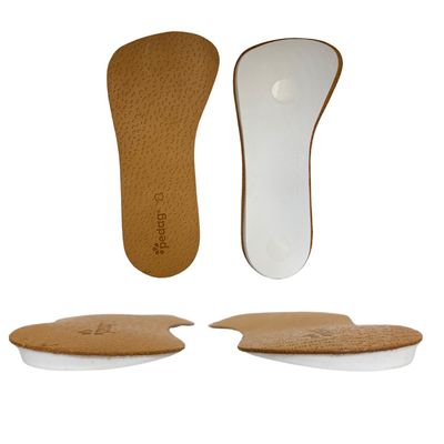 pedag Correct Plus | German Handmade 3/4 Length Wedge for Oversupinators | Vegetable Tanned Leather Top Rubber Orthotic Footbed | 1 Pair, Medium (Size 8-10 Women)