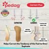 pedag Correct Plus | German Handmade 3/4 Length Wedge for Oversupinators | Vegetable Tanned Leather Top Rubber Orthotic Footbed | 1 Pair, Medium (Size 8-10 Women) view 3