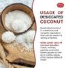 Spicy World Shredded Coconut Powder 1.5 Pound Bulk Bag (Desiccated Coconut) - Unsweetened & Finely Shredded Powdered - Great for Baking, Smoothies and More! view 4