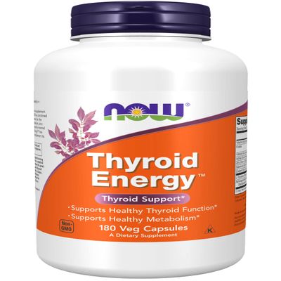 NOW Foods: Thyroid Energy, 180 Vcaps (Pack of 2)