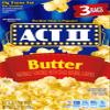 Act II Butter Microwave Popcorn, 2.75 oz., 3-Count Bags view 4