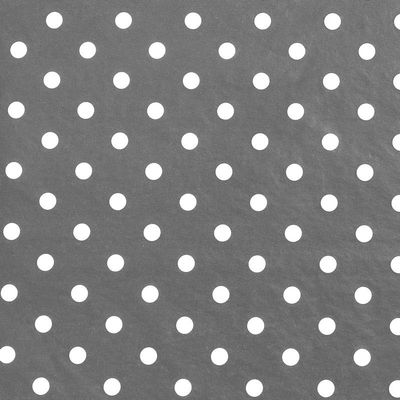20 X 30 White Dots/Black Tissue Paper - 1.2 mil Thick | Quantity: 240 Width 30"