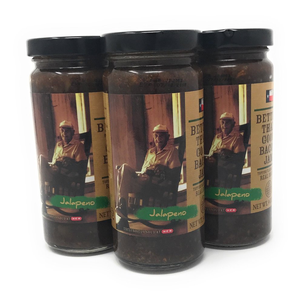 Better Than Good Jalapeno Bacon Jam 9oz Jar (Pack of 3)