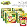 Mott's Applesauce, 3.2 Oz Clear Pouches, 24 Count (6 Packs Of 4), No Artificial Flavors, Good Source Of Vitamin C, Nutritious Option For The Whole Family view 2