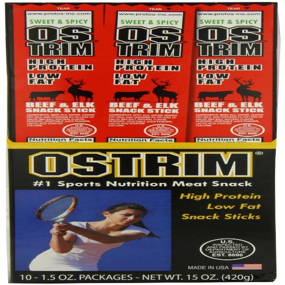 Ostrim Beef/elk Snack Stick, Sweet and Spicy, 1.5 Ounce (Pack of 20)