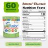Rawfusion 4lbs- Raw Plant Based Protein Powder, Natural Chocolate - 21g of Protein, Vegan, Low Net Carbs, Gluten Free, Lactose Free, Soy Free, Non-GMO. view 2