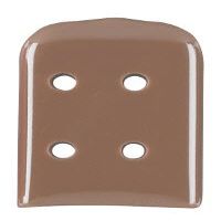 2335540 Tip-It Instrument Guards Brown Sz8 Vented 50 Per Pack sold as Pack Pt...