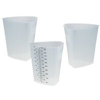 2225470 Graduate Measure Triangular 32oz/ 1000cc 200 Per Case sold as Case Pt# H972-01 by Medical Action Industries