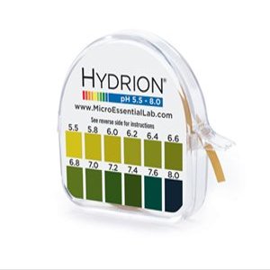 2456720 Hydrion Paper 5.5-8 10 Per Box sold as Box Pt# 67 by Micro Essential Labs Inc