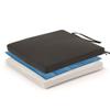 Protekt Breathable Gel Wheelchair Cushion with Straps - 16" x 16" x 4" view 1