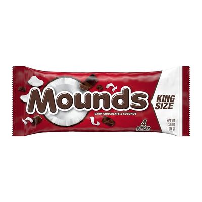 Mounds Candy Bars, King Size, 3.5-Ounce (Pack of 18)