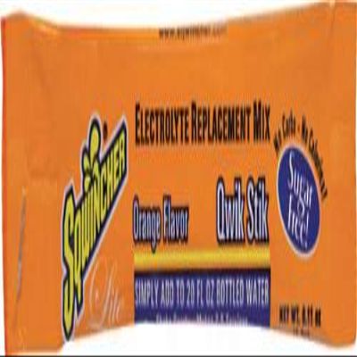 .11 Oz Qwik Stik Powder Concentrate Orange Lite Electrolyte Drink. (2 Packs)