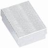 100 Cotton Filled Boxes, 2 1/8" x 1 5/8" x 3/4", Silver Size #11 view 1