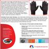 Thermoskin Full Finger Arthritis Gloves, Black, Large view 3
