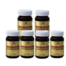 6 x Astaxanthin 10 mg 60 SGels Powerful Cartenoid Antioxidant, FRESH , New Item Good Product !!