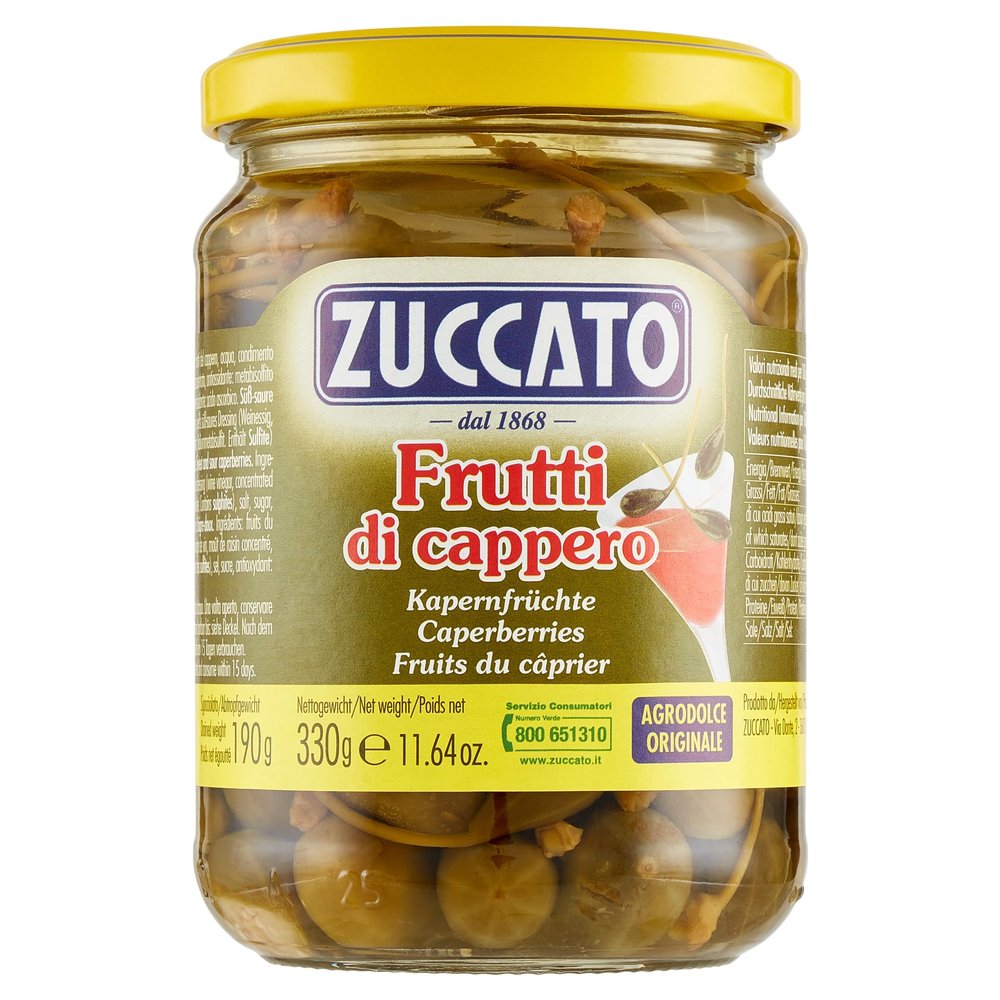 Caperberries Zuccato 11.64 oz