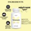 Supplement Spot Pure Melatonin 3mg Tablets to Support Restful Sleep  Fast Dissolve Melatonin - Chewable Melatonin (50 Ct) view 2