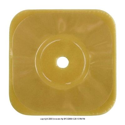 ESTEEM synergy Stomahesive Pre-Cut Skin Barrier-Pre-Cut 1 3/4" (45 mm) Color Code Green Dimensions Medium: 4 1/2" x 4 1/2" - UOM = Box of 10