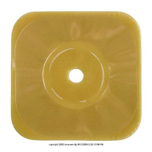 ESTEEM synergy Stomahesive Pre-Cut Skin Barrier-Pre-Cut 1 3/4" (45 mm) Color Code Green Dimensions Medium: 4 1/2" x 4 1/2" - UOM = Box of 10