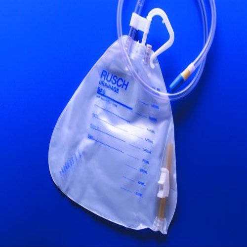 Economy Bedside Drainage Bag with Anti-Reflux Valve - 2000mL, Sterile -SP-Size: 2000 ml Sterility: Sterile - UOM = Each 1