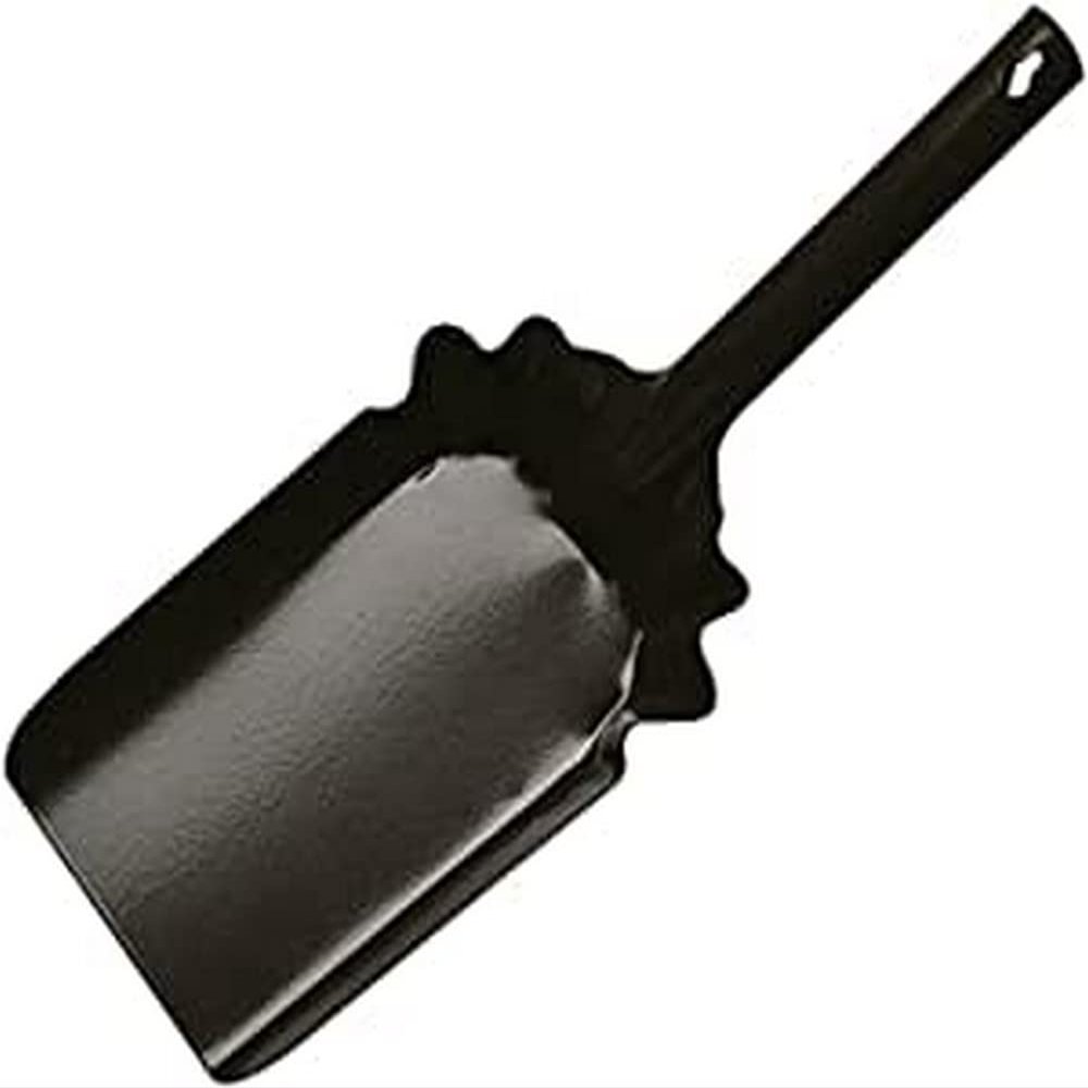 Amig - Manual Dustpan Mod.1 Metal Steel Brown Finish | Resistant and Durable Perfect for Cleaning Dust, Rubber, Ash or Leaves | Dimensions: 145 x 100 mm