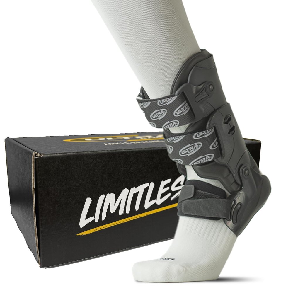 Ultra CTS Ankle Brace Best Ankle Stability for Arthritis, Acute Injuries & High Sprains Orthopedic Hinged-Cuff Design for Comfort & Support While Reducing Weight-Bearing Pain