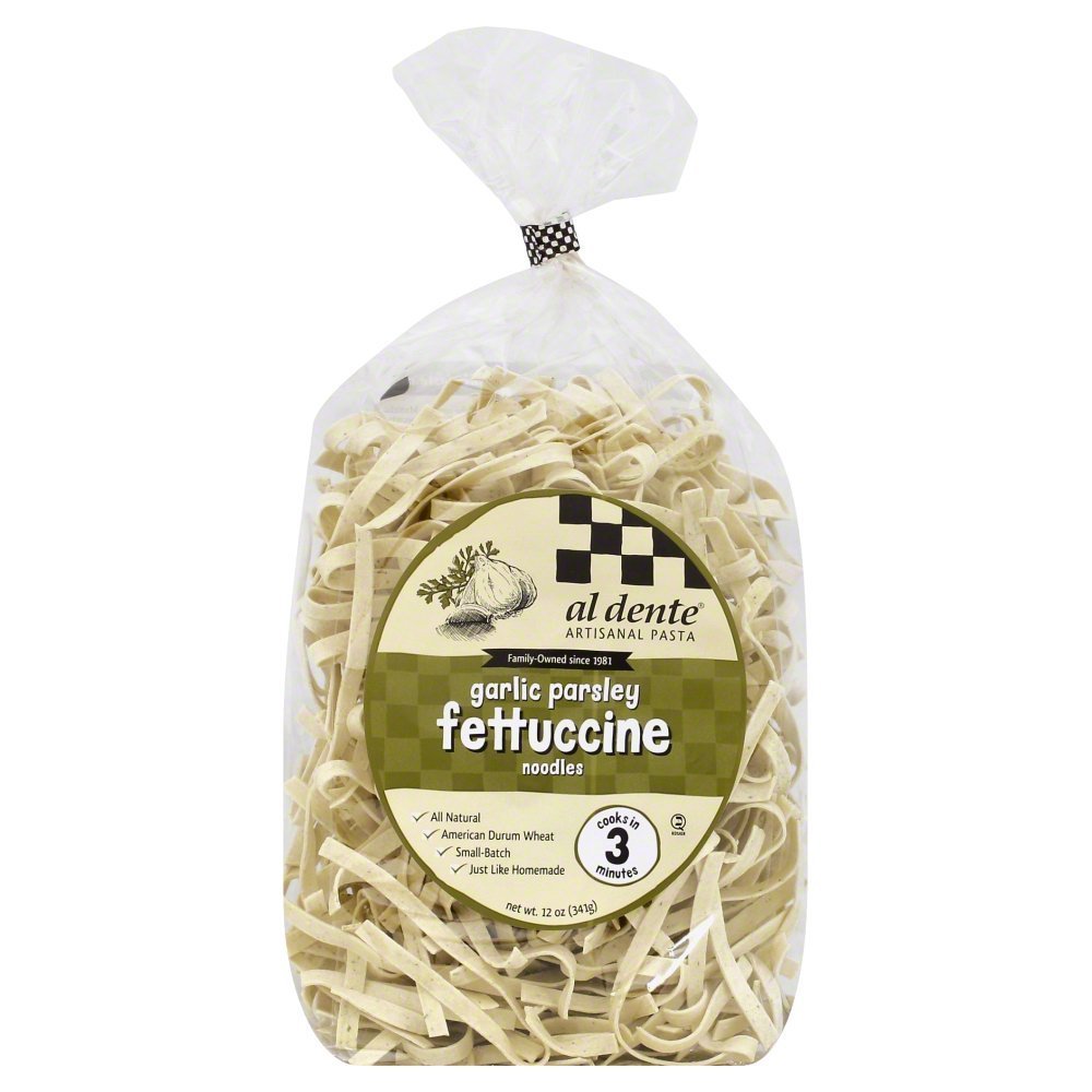 Al Dente Garlic Parsley Fettuccine, 12-Ounce Bag (Pack of 2)