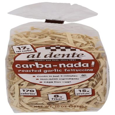 Carba-Nada Fettucine, Roasted Garlic, 10 oz.