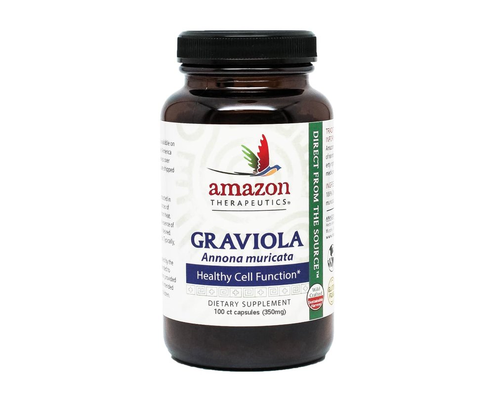 AMAZON THERAPEUTICS Graviola 100 Capsules, 0.02 Pound