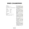 BULK POWDERS 500g Dried Cranberries view 2