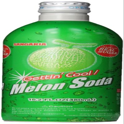 Sangaria Melon Soda, 16.2 Ounce (Pack of 24)