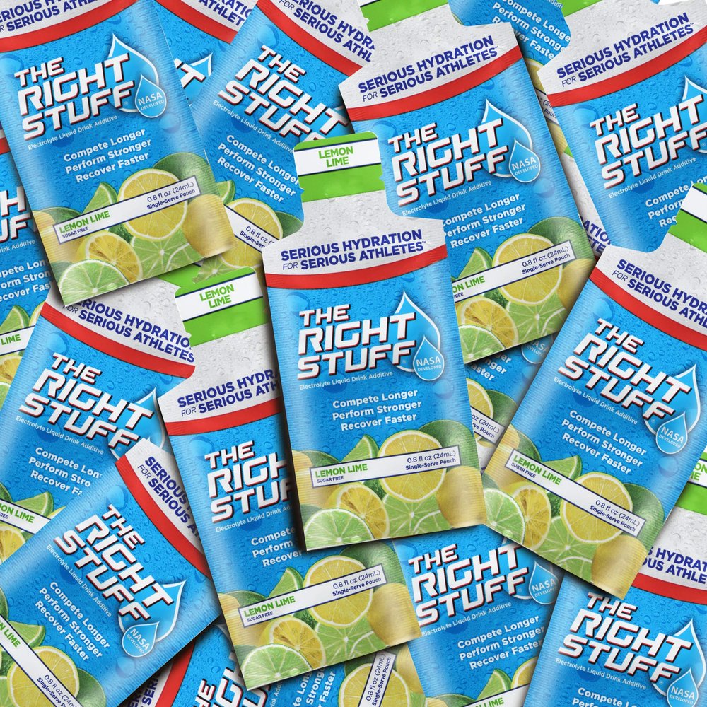 The Right Stuff Amazon Special Electrolyte Drink Concentrate - (6) 10-Pouch Boxes of Lemon-Lime