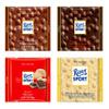 4 in 1 of Ritter Sport Mix Milk, White and Dark Chocolate Bars with Whole Hazelnuts and Marzipan view 1