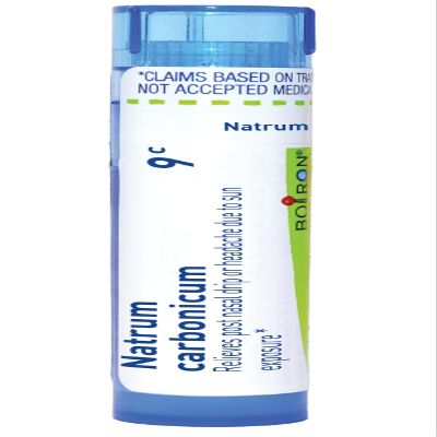 Boiron Natrum Carbonicum 9C for Post Nasal Drip or Headaches Due to Sun Exposure - 80 Pellets