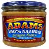 Adams 100% Natural CREAMY UNSALTED Peanut Butter 16oz (3 Pack) view 1