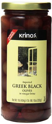 Black Olives in Brine, 16 Ounces (Pack of 6)