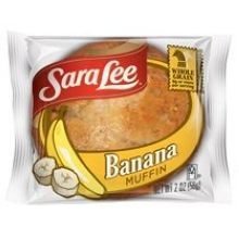 Chef Pierre Individually Wrapped Whole Grain Banana Muffin, 2 Ounce -- 48 per case.
