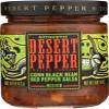 Desert Pepper Corn Black Bean Roasted Pepper Salsa 24x 16 Oz view 1