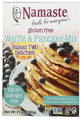 Namaste Waffle Pancake Mix Sugar Free 18x 21 Oz